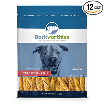 Barkworthies 4 oz Tripe Twist, 1 Pack, Small