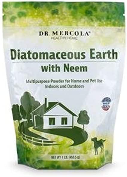 Dr Mercola Diatomaceous Earth with Neem, 453.5g, 1 Bag