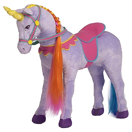 Rockin Rider Sprinkles Stable Unicorn Plush Purple
