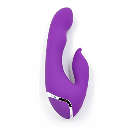 LVENY 7 Speeds Vibrator Dual Motor Vibration Waterproof Silicone Masturbation Aid Toys Massagers G-spot Clitoris Stimulation Adults Sex Toy for Women (Purple)