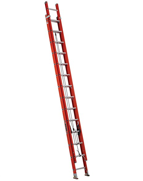 Louisville Ladder FE3228 Fiberglass Extension Ladder 300-Pound Capacity, 28-Feet