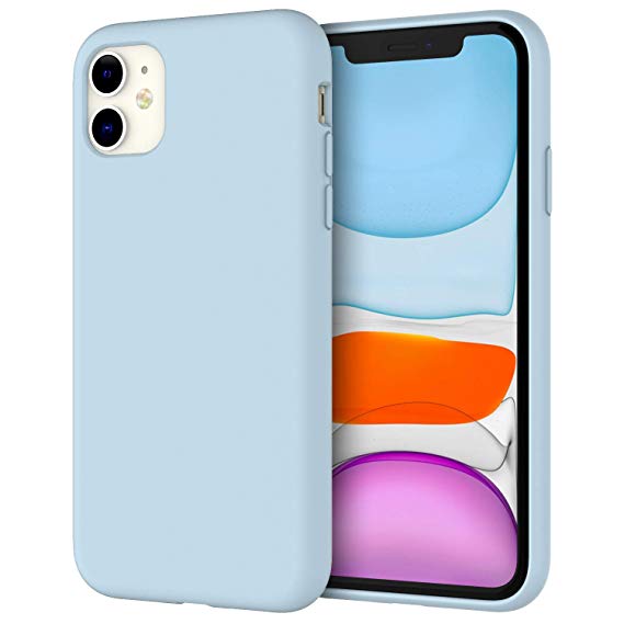 JETech Silicone Case for Apple iPhone 11 (2019) 6.1-Inch, Silky-Soft Touch Full-Body Protective Case, Shockproof Cover with Microfiber Lining