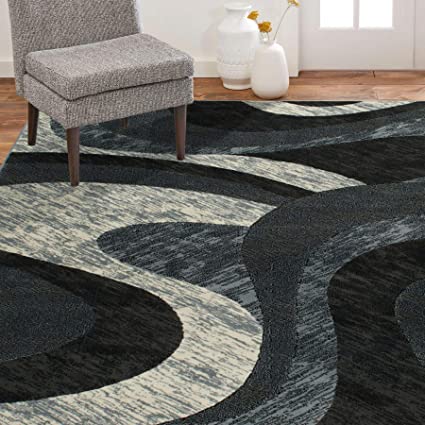 Home Dynamix Catalina Huron Area Rug 7'10x10'2", Contemporary Bold Gray