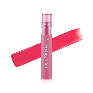 ETUDE Fixing Tint #10 Smoky Cherry | Long Lasting High Pigmented Liquid Lipstick |Waterproof Lightweight Matte Finish Lip Stain| Full Coverage