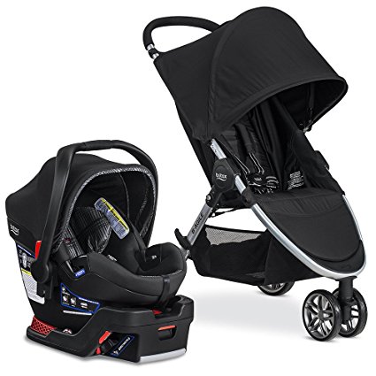 Britax 2017 B Agile & B Safe 35 Elite Travel System, Domino