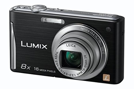 Panasonic Lumix FS35 Digital Camera - Black (16.1MP, 8x Optical Zoom) 2.7 inch LCD