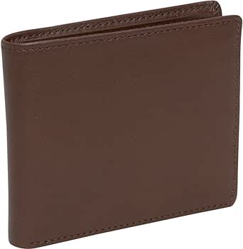 Royce Leather RFID Blocking Top Grain Nappa Leather Double Id Men's Bifold Wallet And Credit Card Holder