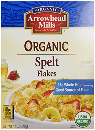 Arrowhead Mills Organic Cereal, Spelt Flakes, 12 Ounce