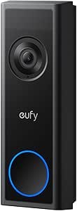 eufy Video Doorbell C31, 2K FHD, Battery or Hardwire Powered, Easy to Install, Quick-Release Battery, Live Video Call, 24/7 Recording, Human & Motion Detection, HomeBase S380 Compatible,No Monthly Fee