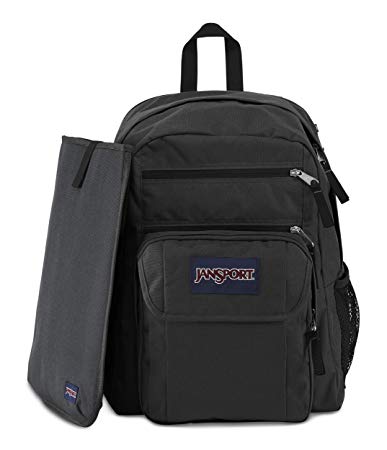 JanSport Digital Student, Black/Forge Grey 1, One Size