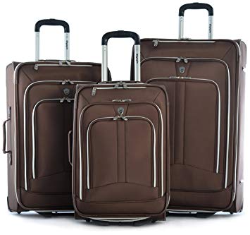 Olympia Hamburg Luggage Set, Brown, One Size
