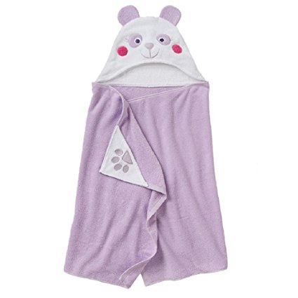 Children's Hooded Bath Towel Wrap "Amanda Panda" by Jumping Beans