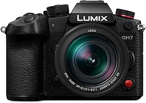 Panasonic LUMIX GH7 Mirrorless Micro Four Thirds Camera, 12-60mm F2.8-4.0 Lens, Enhanced Video Speed, Optimized Workflow from Shooting to Post-Production,Adobe Cloud Compatible,Real-Time LUT, DC-GH7LK