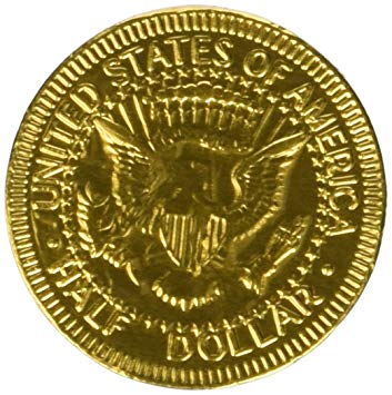 Fort Knox Milk Chocolate Gold Coins - 5 Lb Bulk Bag