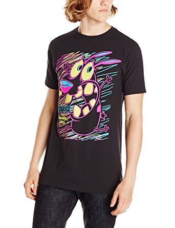Courage the Cowardly Dog Men's Bright Lines T-Shirt