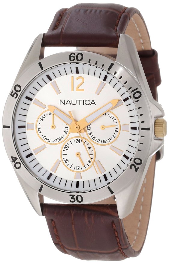 Nautica Men's N12632G NAC 101 Classic Analog Watch