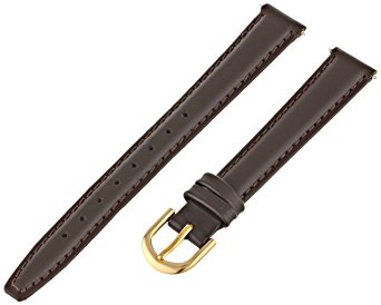Voguestrap TX48312BN Allstrap 12mm Brown Regular-Length Padded Genuine Calf Watchband