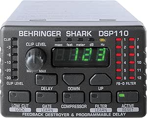 Behringer Shark DSP110 Digital 24-Bit Multi-Function Signal Processor