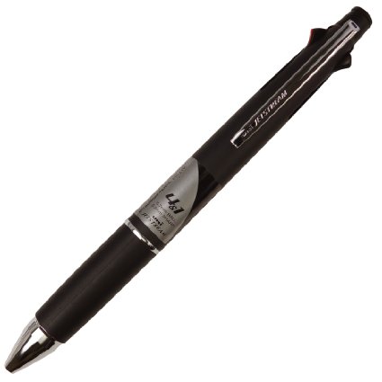 Uni Jetstream Multi Function Pen 4 Color Ballpoint Pen Black Barrel MSXE51000724