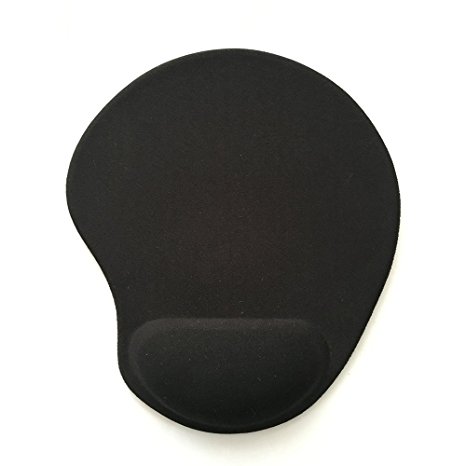 Kxuan Non Slip Gel Mouse Pad with Wrist Rest MO302A (black)