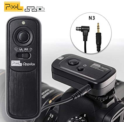 Wireless Shutter Release Remote Control RW-221 N3 with Connecting Cable Wired Shutter Release for Canon Cameras