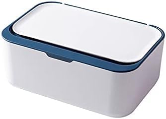 Sakar Portable Wet Wipe Tissue Holder Box with Lid - On-The-Go Convenience for Instant Refreshment Premium, Elegant and Convenient Dispenser for Home or Office Use