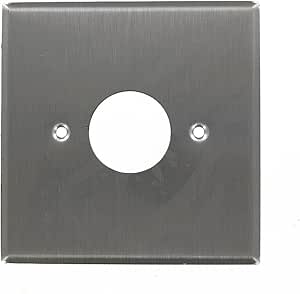 Leviton 84092-40 SS WP 2G 1SGL REC 1,406 HOLE STD SIZE