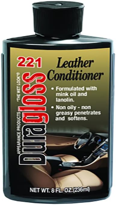 Duragloss 221 White Creamy Leather Conditioner - 8 oz.