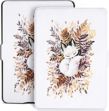 Ayotu Colorful Case for Kindle Paperwhite Auto Wake/Sleep Smart Protective Cover Case - Fits All Paperwhite Generations Prior to 2018(Not Fit All-New Kindle Paperwhite 10th Gen)K5-09 The Sleeping Fox