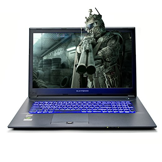 Eluktronics N870HP6 Pro Premium VR Ready Gaming Laptop - Intel i7-7700HQ Quad Core Windows 10 Home 6GB GDDR5 NVIDIA GeForce GTX 1060 17.3” Full HD IPS Display 512GB Performance SSD   16GB DDR4 RAM