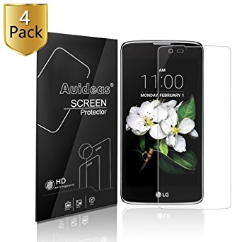 LG K7 / Tribute 5 / Treasure Screen Protector,Auideas (4-Pack) LG K7 Screen Protector Film HD Clear Retail Packaging for LG K7 (HD Clear)
