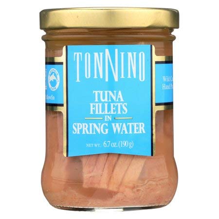 Tonnino Tuna Fillet in Spring Water 6.7 ounces (Pack of 6)