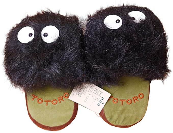 Totoro: Dust Bunny - Makkurokurosuke- Slippers (Pair)