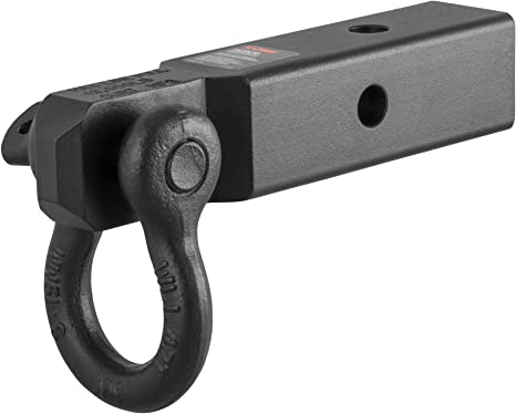 CURT Manufacturing 45832 D-Ring Shackle Mount Trailer Hitch, Fits 2-Inch Receiver, 13,000 LBS