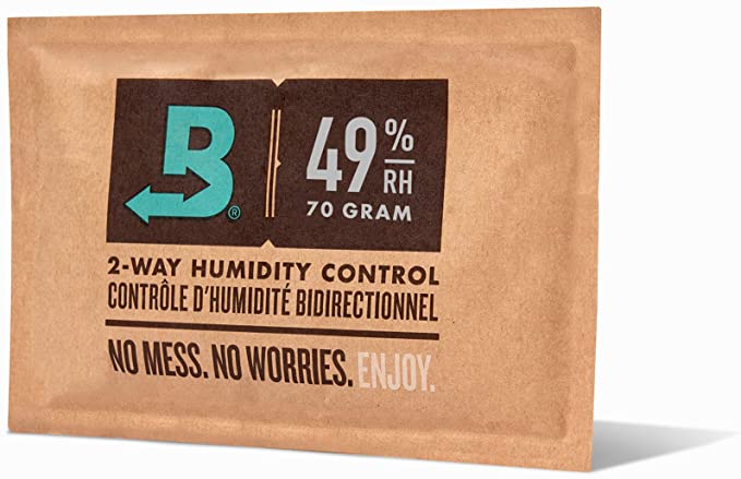 Boveda for Music | 49% RH 2-Way Humidity Control Replacement for Use in Fabric Holder | Size 70 for Fretted and Bowed Wood Instruments | Prevents Cracking and Warping | 1-Count