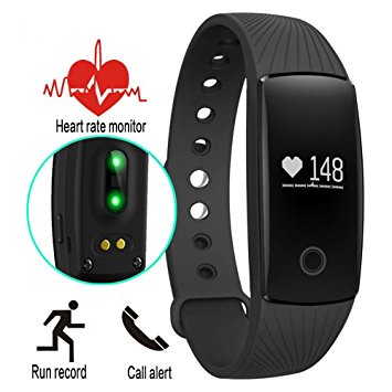 Three-T Heart Rate Monitor Fitness Activity Tracker Smart Bluetooth Wrist Pedometer Bracelet Sports Analysis Watch For Android And IOS Wristband