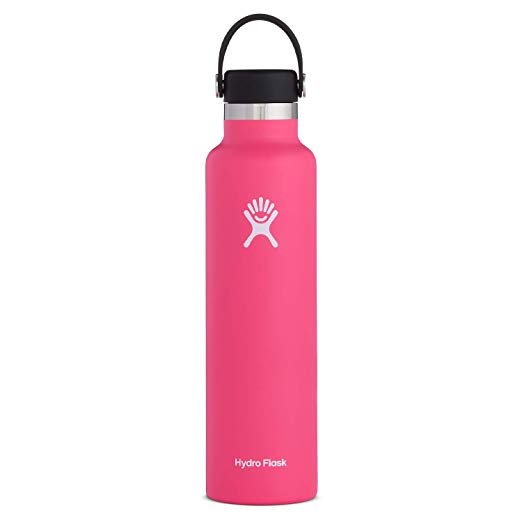 Hydro Flask Water Bottle | Stainless Steel & Vacuum Insulated | Standard Mouth with Leak Proof Flex Cap| Multiple Sizes & Colors