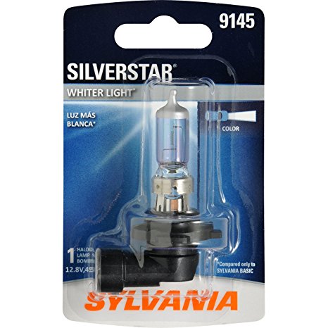 SYLVANIA 9145 SilverStar High Performance Halogen Fog Bulb, (Contains 1 Bulb)