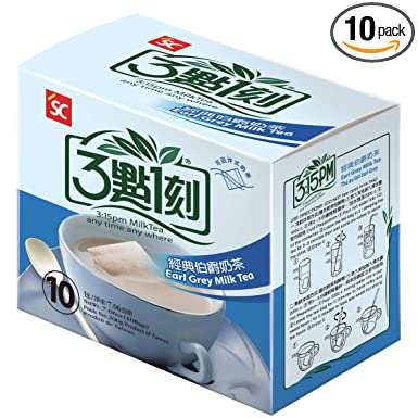 Milk Tea – Authentic Bubble Tea, Earl Grey Flavor, by 3:15pm, 7.06oz (10 bags)