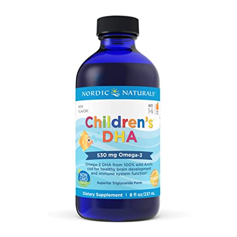 Nordic Naturals, Children's DHA, strawberry flavor, 8 fl oz (237), NOR-02723