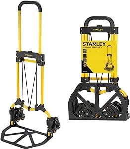 Stanley SXWTD-FT584 - Chariot à échelle pliable - 3 roues par côté - capacité de charge 60 kg