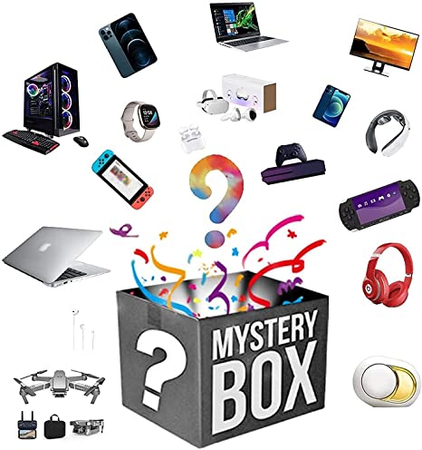 Mystery Box, Lucky Mysteries Box (Random Product) Makes A Nice Gifts! Anything Possible! Luxurious, Ordinary, Economical, Many Styles, There is Always One That Suits You, All Products are New,Luxurious