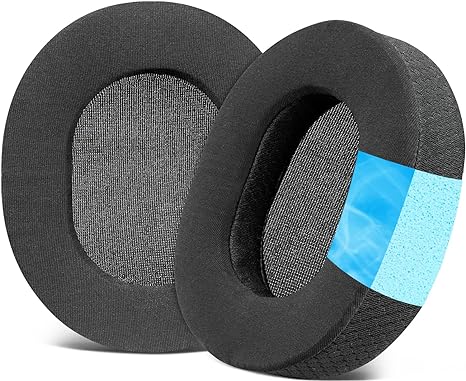 SOULWIT Cooling Gel Ear Pads Cushions Replacement for SteelSeries Arctis 1/Arctis 3/Arctis 5/Arctis 7/Arctis 9X/Arctis Pro/Arctis Prime Headset, Earpads with Noise Isolation Foam