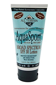 All Terrain AquaSport SPF30 Oxybenzone-Free Natural Sunscreen