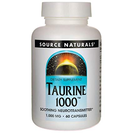 Taurine 1000mg Source Naturals, Inc. 60 Caps