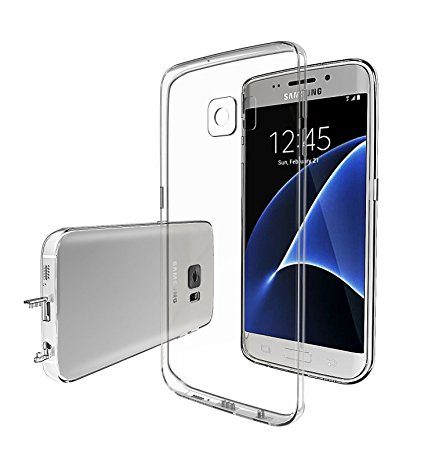 Taken Galaxy S7 Edge Case - Silicone Soft TPU Transparent Cover For Samsung Galaxy S7 Edge (Clear)