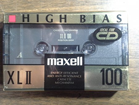 Maxell High Bias XLII 100 Minutes Blank Audio Cassette Tape (100 Minutes)