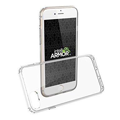 iPhone 7 Case, intelliARMOR Dura Series [Clear] - Premium Shock Absorption TPU Bumper Cushion   Scratch Protection - The Smarter iPhone Case