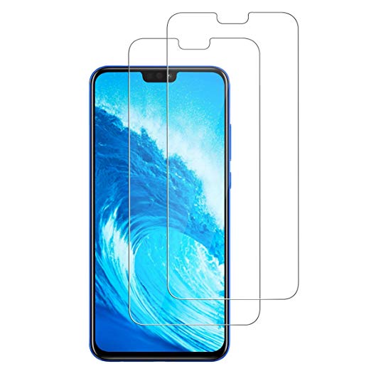ROOTE Honor 8X/Honor View 10 Lite Screen Protector, [2 Pack] [Bubble Free] [9H Hardness][High Clear] Tempered glass for Honor 8X/Honor View 10 Lite.