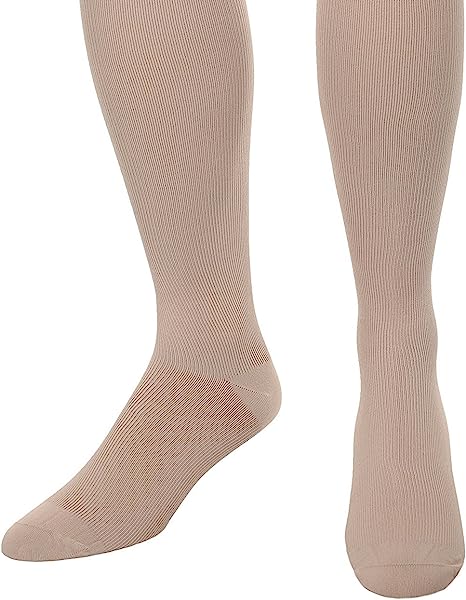 ABSOLUTE SUPPORT Made in USA - Compression Socks Men 15-20mmHg for Swollen Legs Circulation